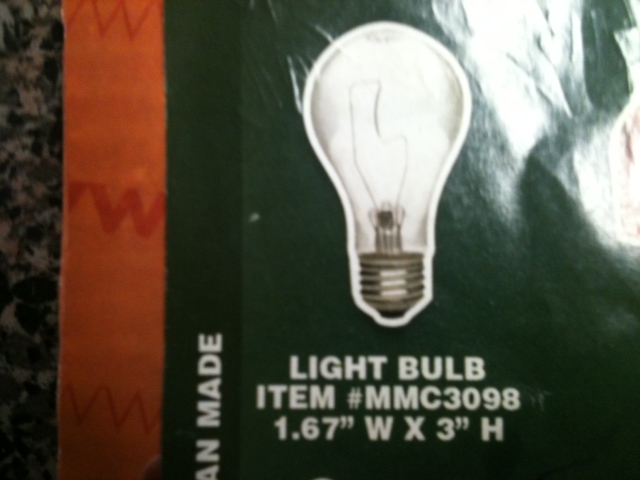 Light Bulb Thin Stock Magnet
GM-MMC3098
